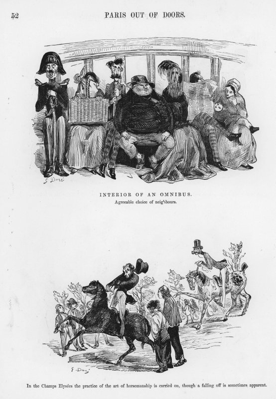 Esboços Humorosos e Grotescos de Gustave Dore (gravura) de Gustave Dore