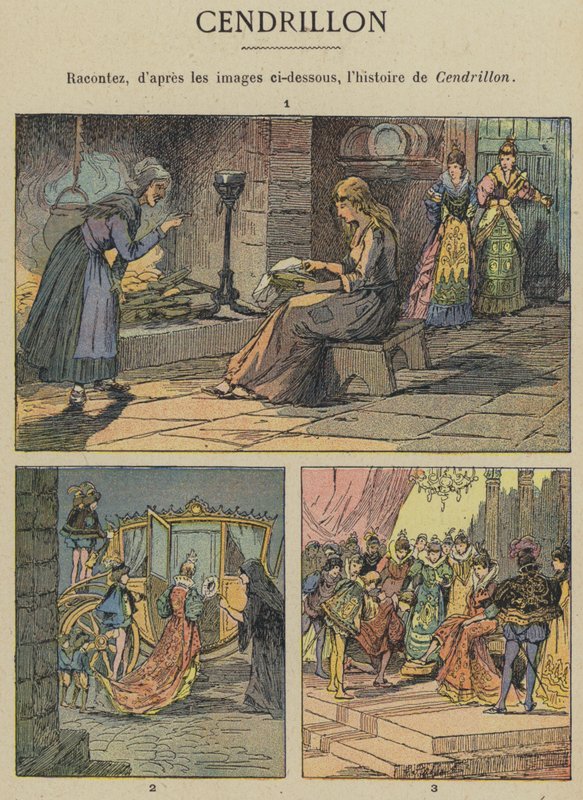 Cinderela (cor litho) de Gustave Fraipont