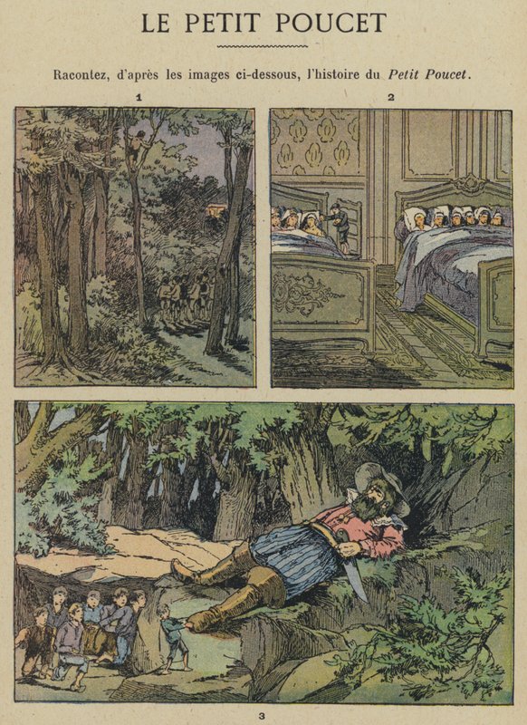 Le Petit Poucet (cor litho) de Gustave Fraipont