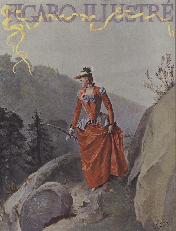 Capa do Le Figaro Illustre, agosto de 1891 de Gustave Jacquet