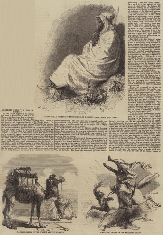 Esboços da guerra no Marrocos de Gustave Janet