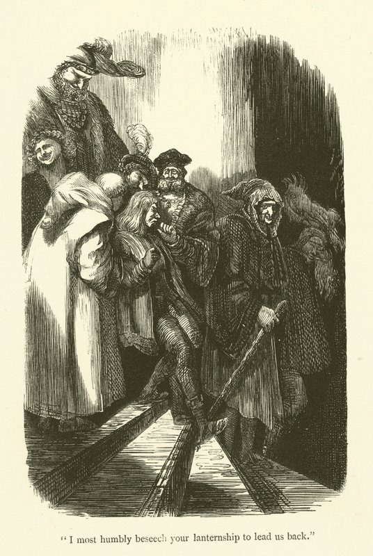 Ilustração para as obras de Rabelais de Gustave after Dore