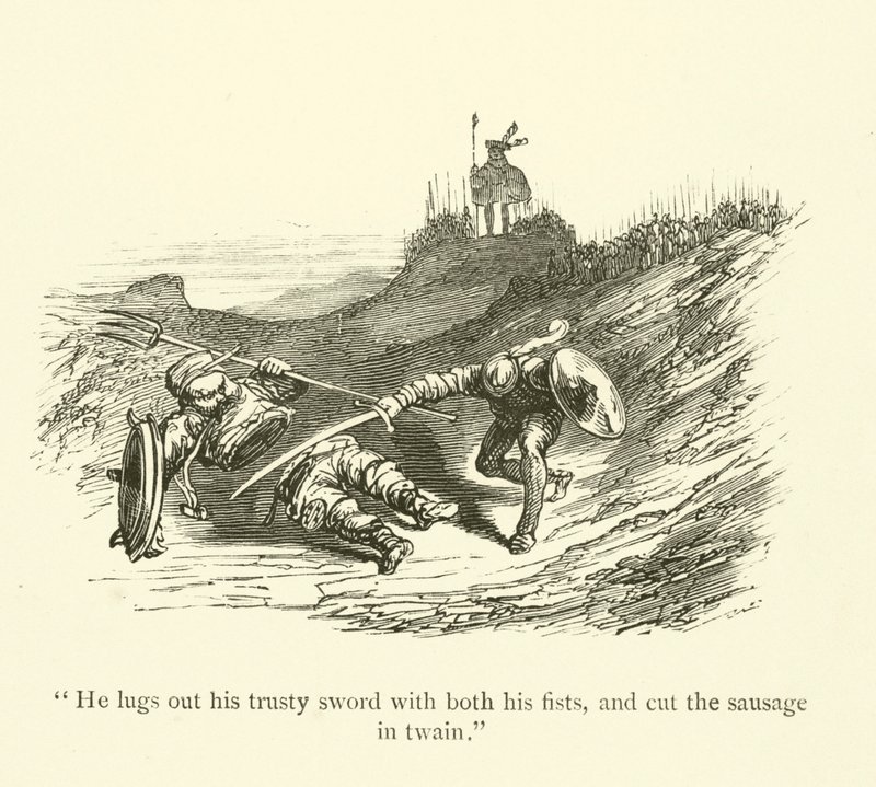 Ilustração para as obras de Rabelais de Gustave after Dore