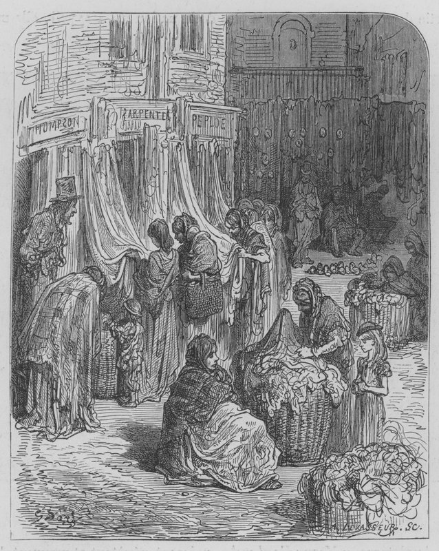 A Feira Aux Haillons de Gustave after Dore