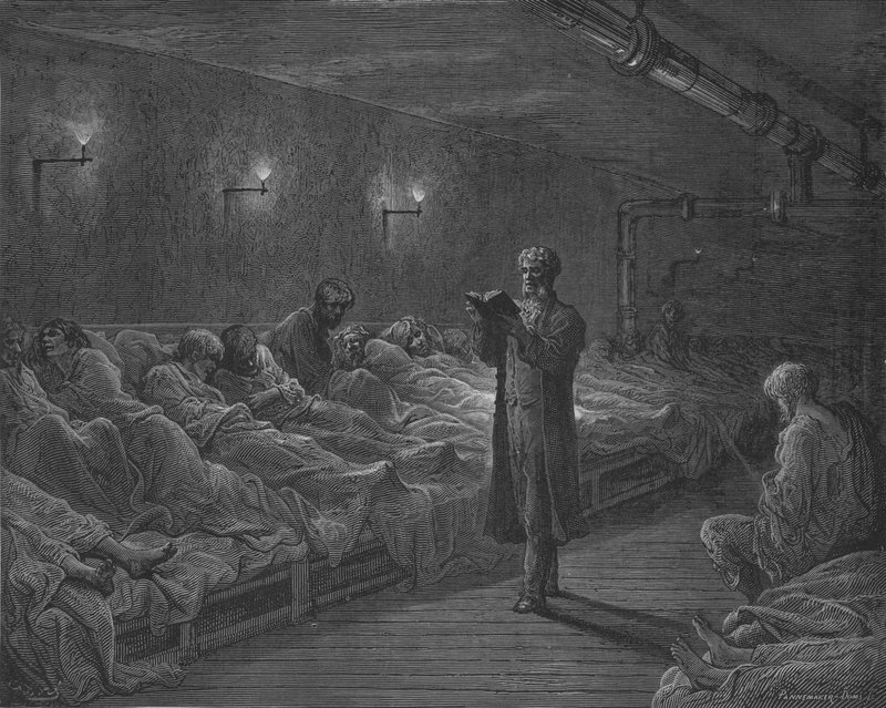 Um predicador de lay de Gustave after Dore