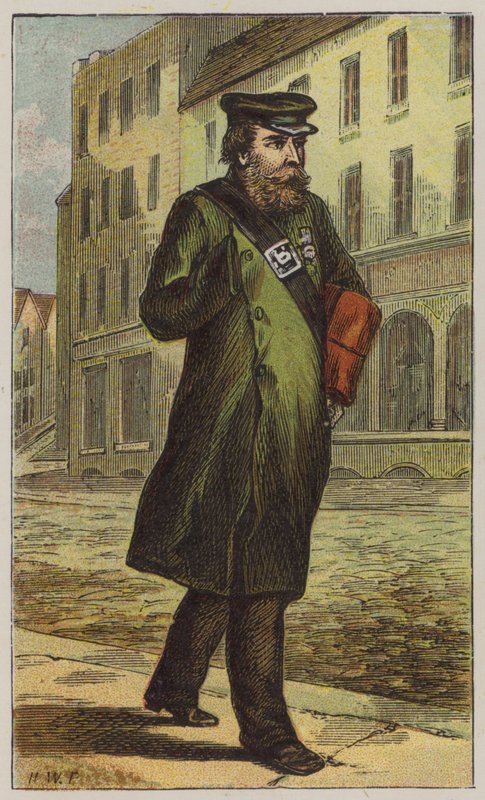 Comissionário (cor litho) de H.W. (after) Petherick
