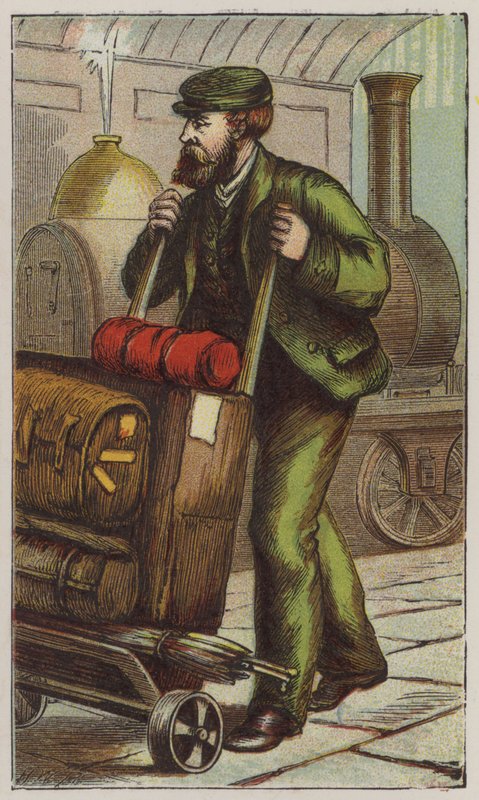 Porter Ferroviário (cor litho) de H.W. (after) Petherick