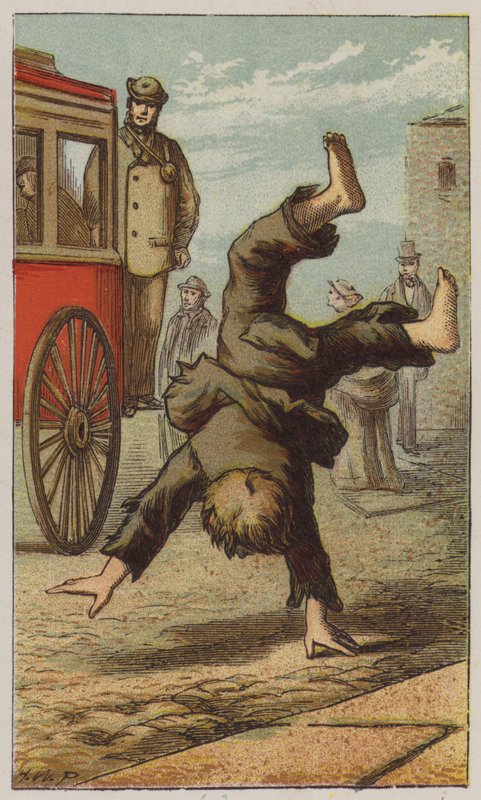 Street Boy (cor litho) de H.W. (after) Petherick