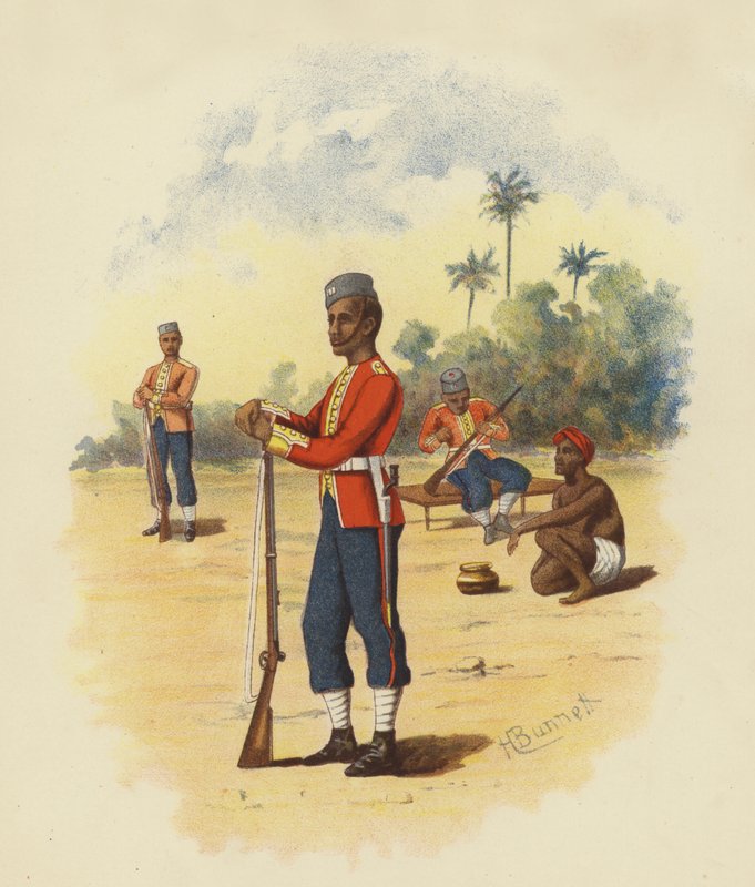 11th infantaria nativa de Bengal de H. Bunnett