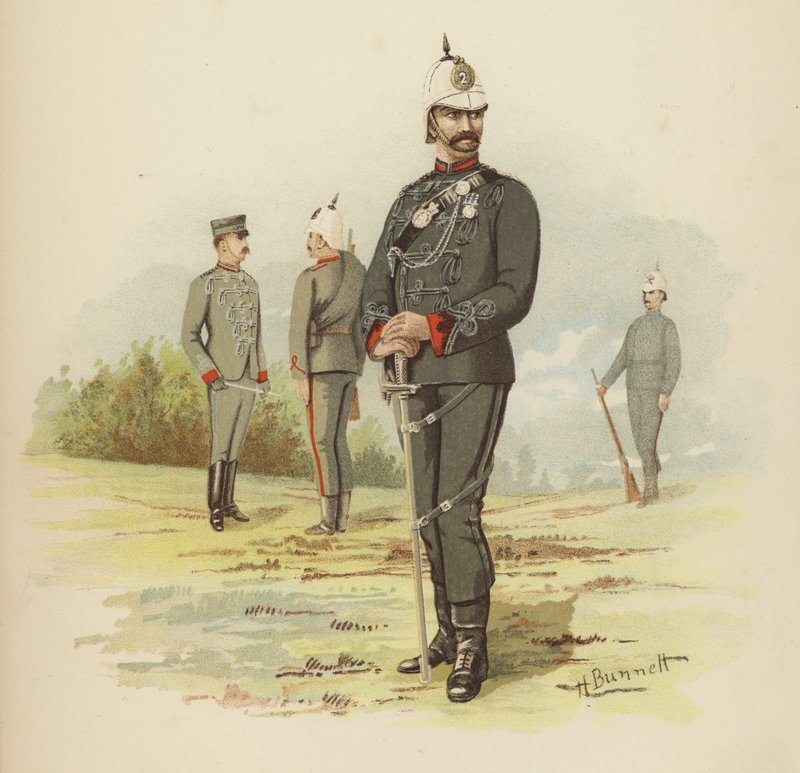 O 2º Queens possui rifles (Canadá) de H. Bunnett