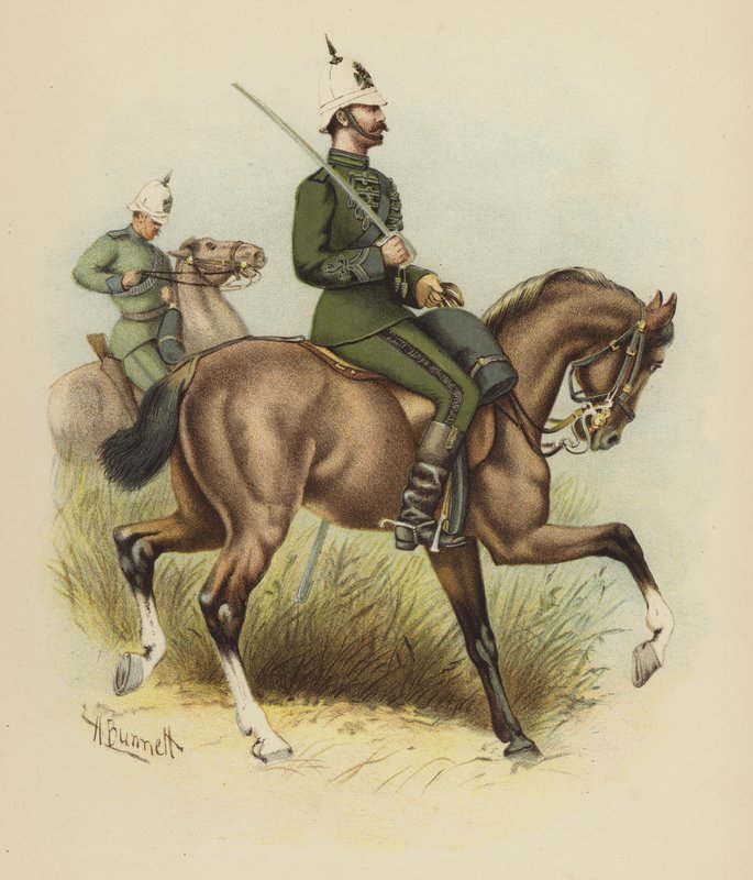 O cabo montado rifles de H. Bunnett