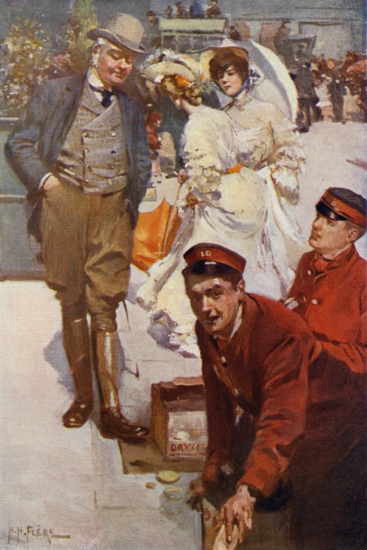 O Shoe-Black (cor litho) de H. H. Flere