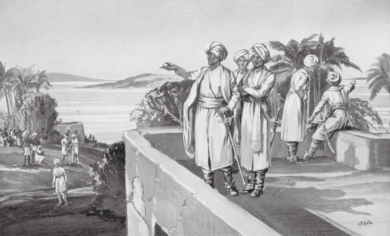 Humphrey Cooke toma posse de Bombaim de H. M. (after) Burton