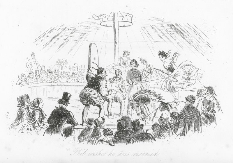 Ruas de Londres: Phil deseja ser casado (gravura) de Hablot Knight (1815 92) Browne