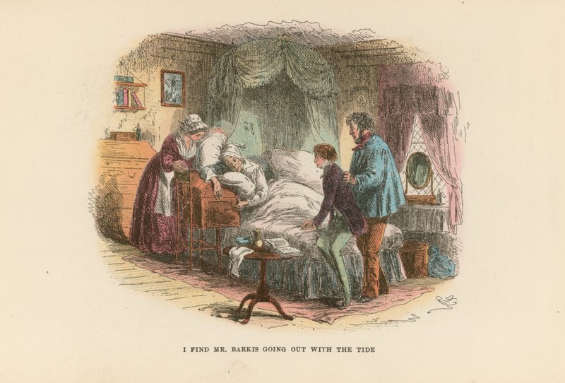 Ilustração para David Copperfield de Hablot Knight Browne