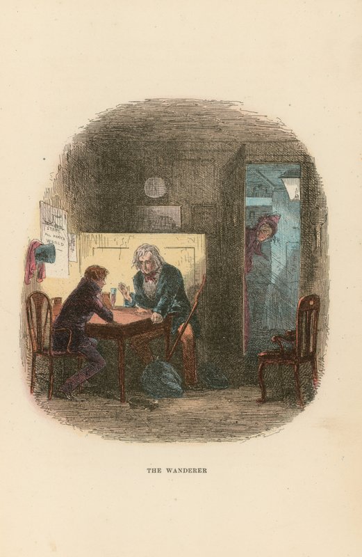 Ilustração para David Copperfield de Hablot Knight Browne