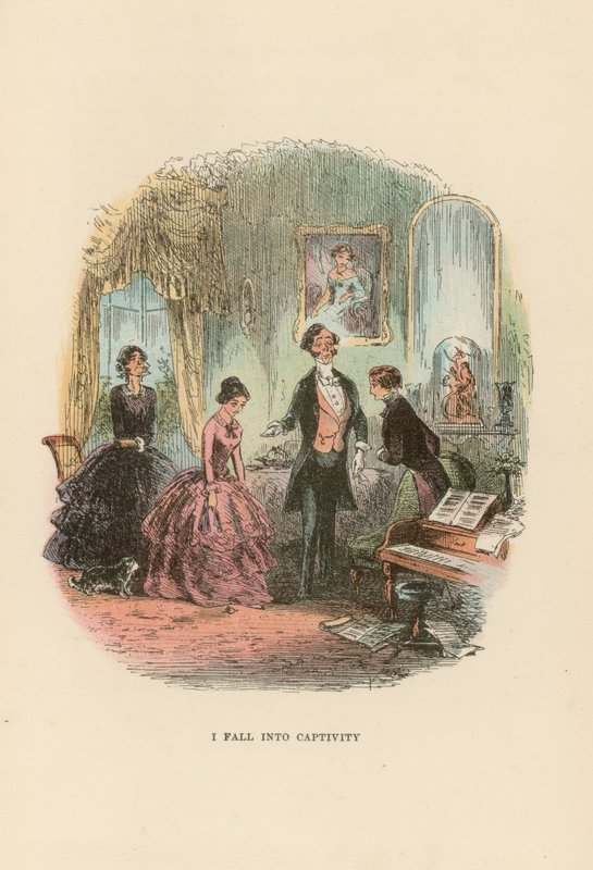 Ilustração para David Copperfield de Hablot Knight Browne