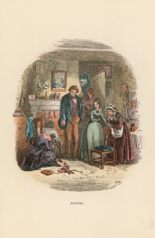 Ilustração para David Copperfield de Hablot Knight Browne