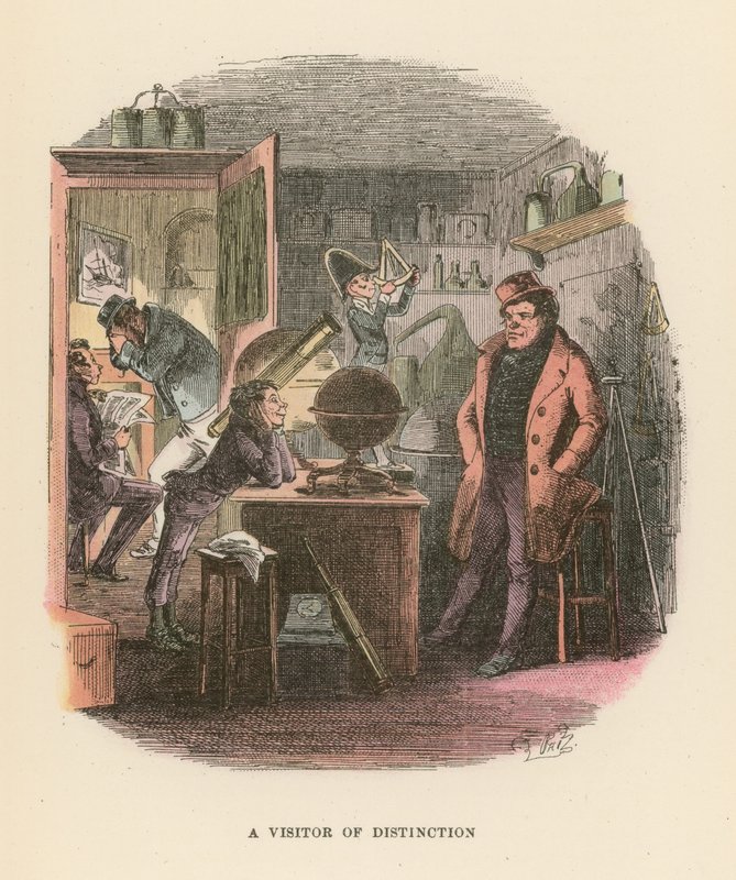 Ilustração para Dombey e filho de Hablot Knight Browne