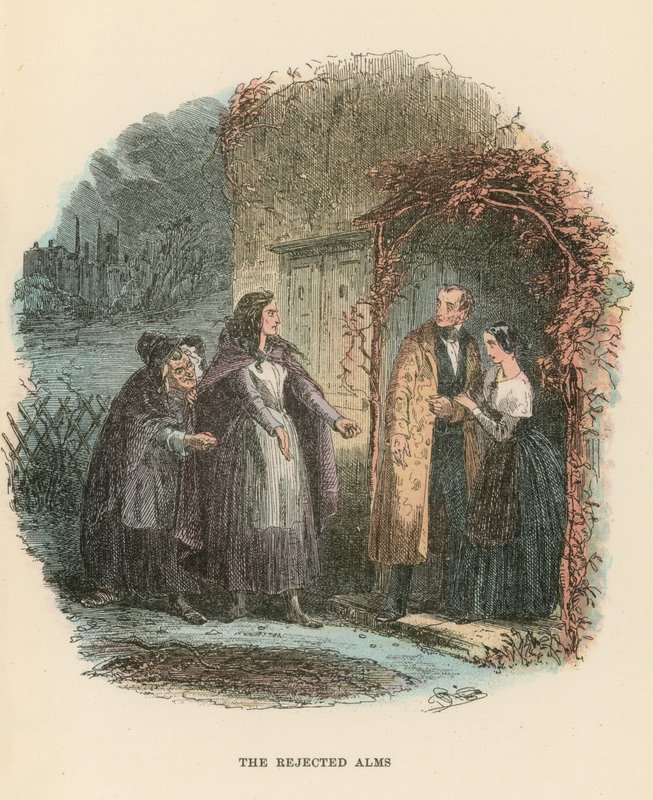 Ilustração para Dombey e filho de Hablot Knight Browne