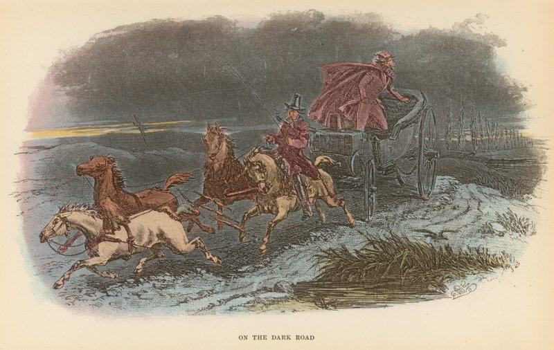 Ilustração para Dombey e filho de Hablot Knight Browne