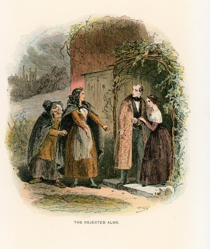 Ilustração para Dombey e filho de Hablot Knight Browne