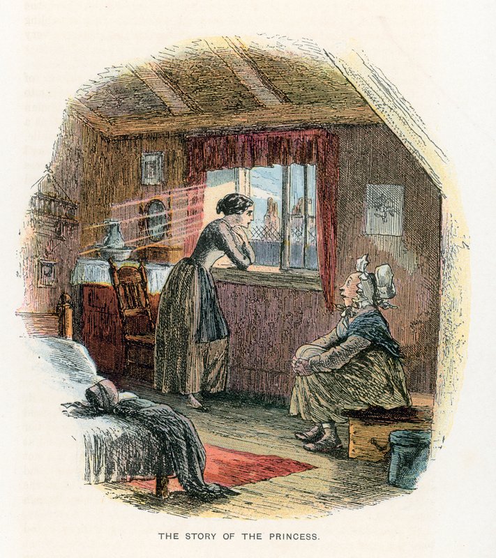 Ilustração para Little Dorrit de Hablot Knight Browne
