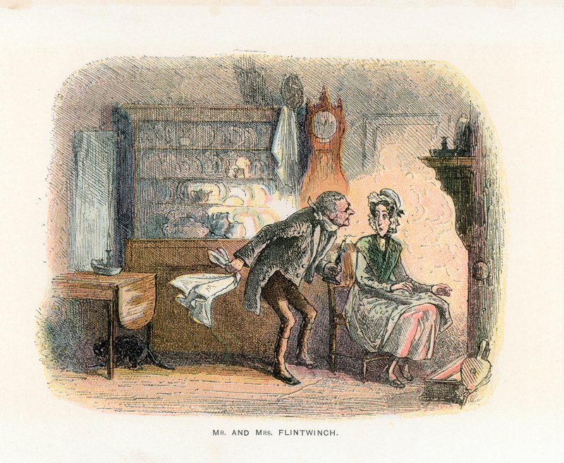 Ilustração para Little Dorrit de Hablot Knight Browne