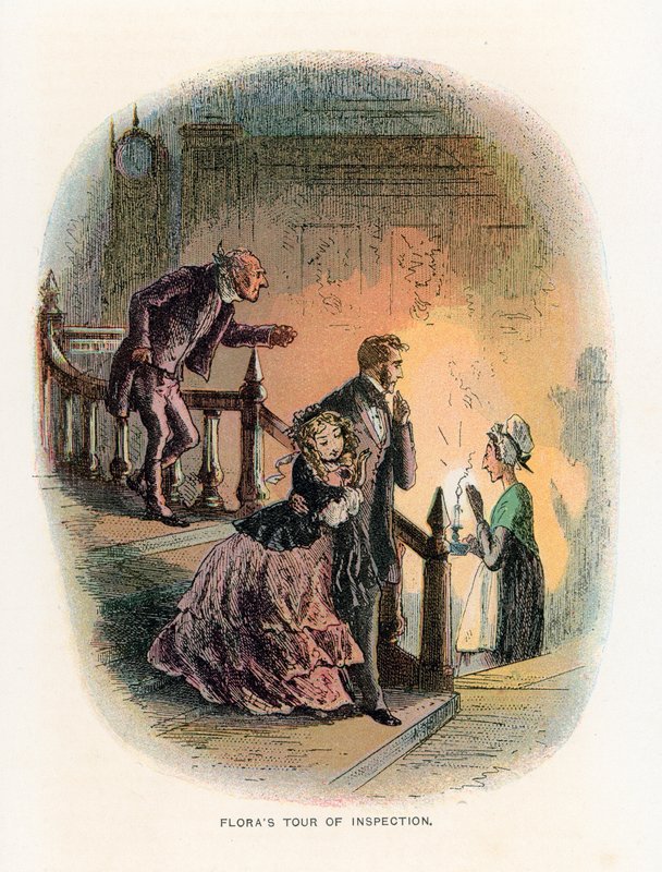 Ilustração para Little Dorrit de Hablot Knight Browne