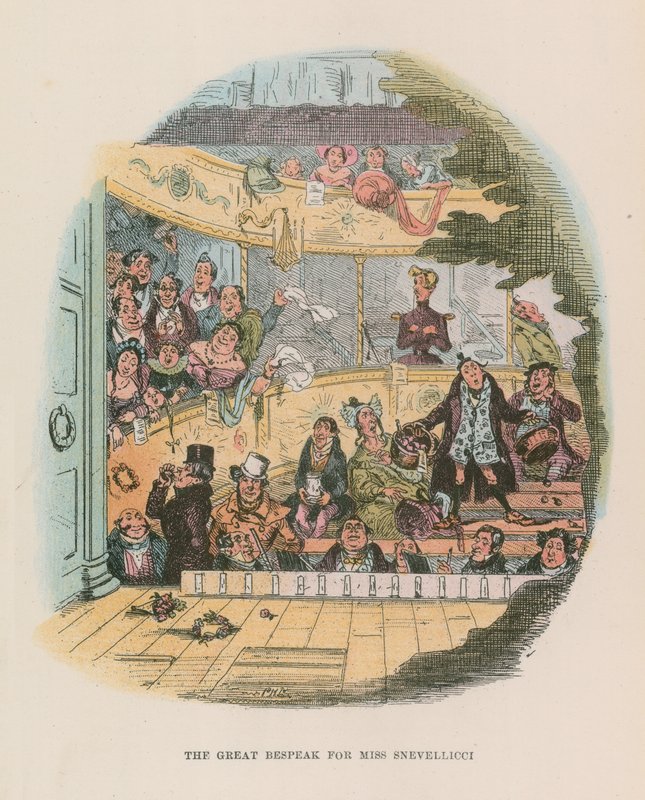 Ilustração para Nicholas Nickleby de Hablot Knight Browne