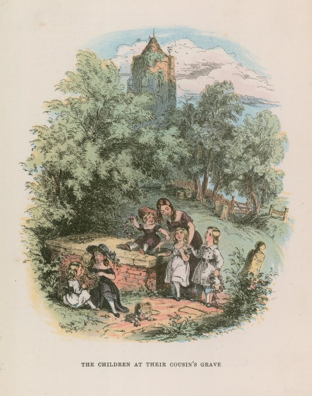 Ilustração para Nicholas Nickleby de Hablot Knight Browne
