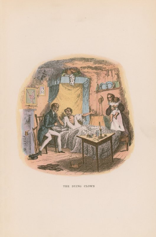 Ilustração para papéis de Pickwick de Hablot Knight Browne