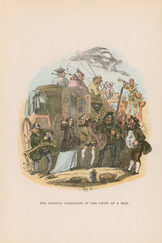 Ilustração para papéis de Pickwick de Hablot Knight Browne