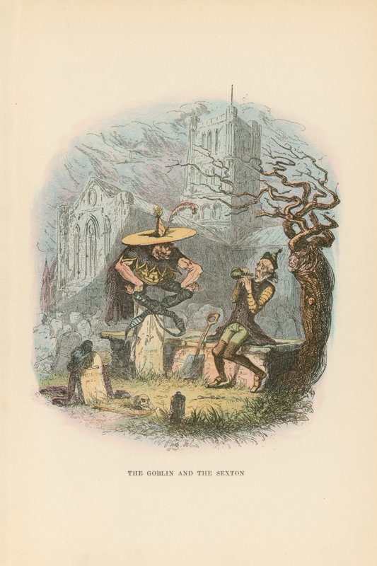 Ilustração para papéis de Pickwick de Hablot Knight Browne
