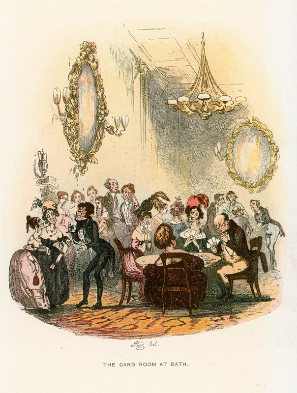 Ilustração para os papéis de Pickwick de Hablot Knight Browne