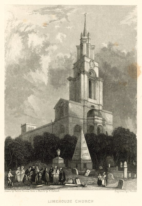 Igreja de Limehouse; Igreja de Santa Ana, Londres, Londres de Hablot Knight Browne