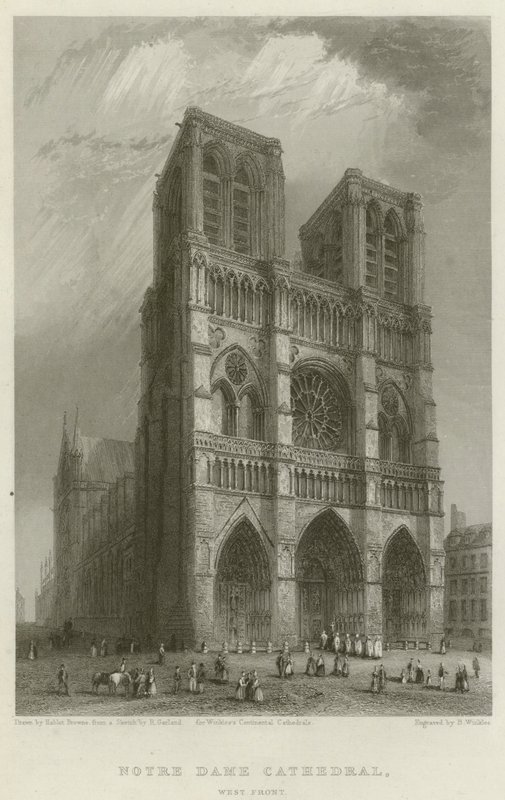 Catedral de Notre Dame, Frente Oeste de Hablot Knight Browne