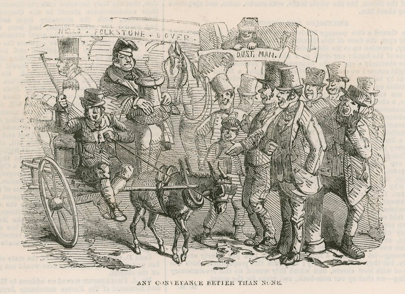 The Great Cab Strike: Qualquer conveniência melhor que nenhuma de Hablot Knight Browne