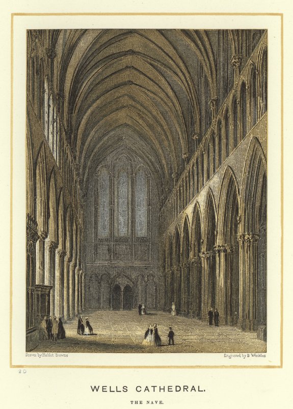 Wells Cathedral, a nave de Hablot Knight Browne
