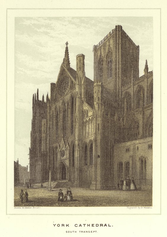 Catedral de York, transepto sul de Hablot Knight Browne