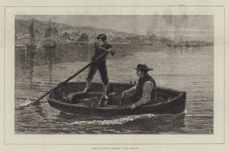 Levando o Skipper a bordo de Hamilton Macallum