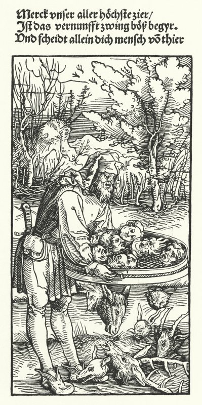 Desejos (gravura) de Hans (after) Burgkmair