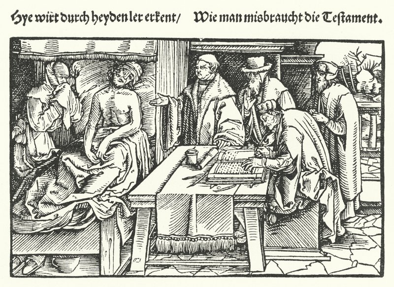 A vontade (gravura) de Hans (after) Burgkmair