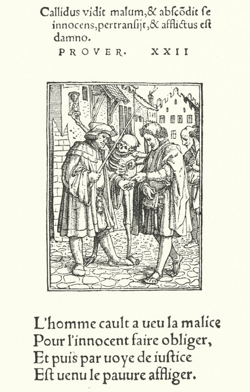 O Advogado (gravura) de Hans (after) Holbein the Younger