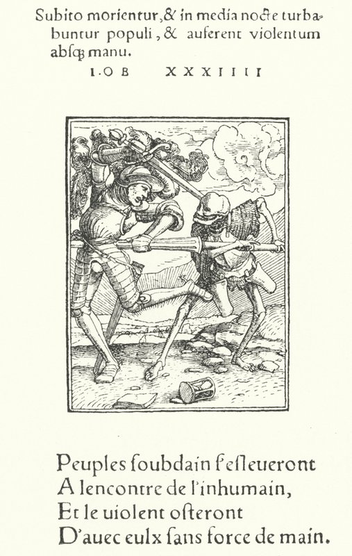 O Cavaleiro Armado (gravura) de Hans (after) Holbein the Younger