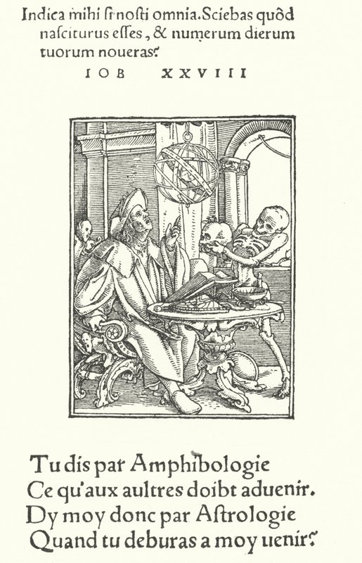 O Astrólogo (gravura) de Hans (after) Holbein the Younger