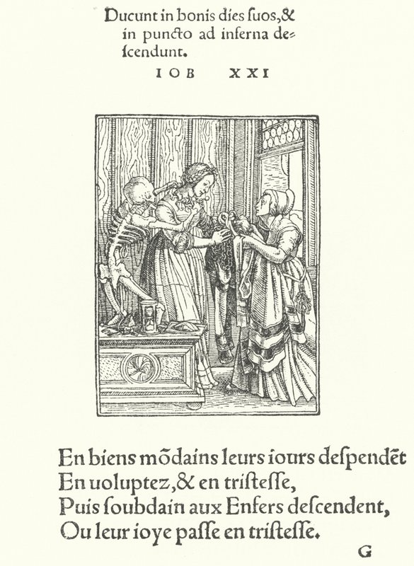 A Condessa, ou Noiva (gravura) de Hans (after) Holbein the Younger