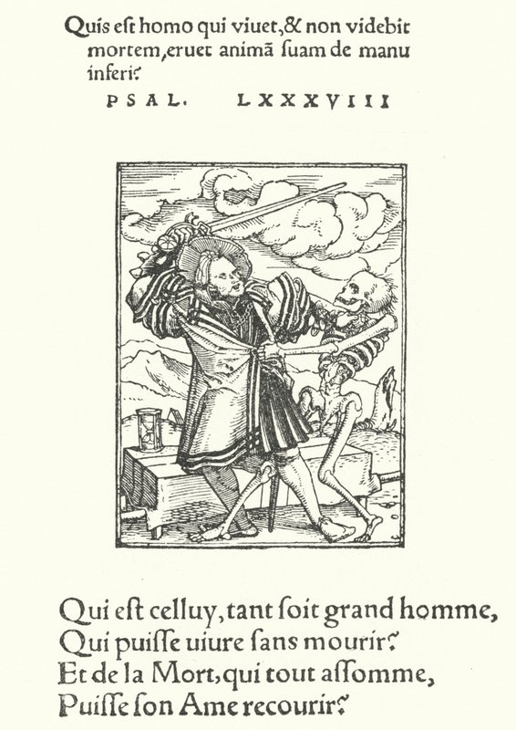 O Nobre Cavaleiro (gravura) de Hans (after) Holbein the Younger