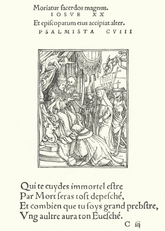 O Papa (gravura) de Hans (after) Holbein the Younger
