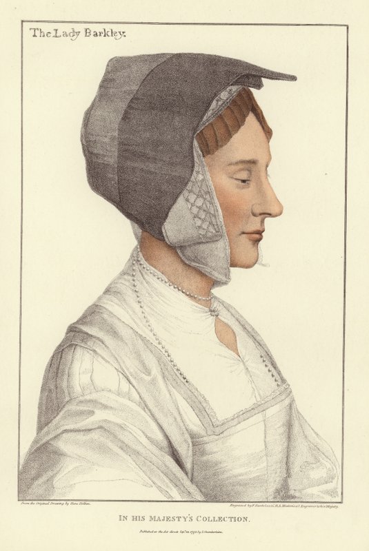 Anne Berkeley, Baronesa Berkeley (aquatinta) de Hans Holbein der Jüngere